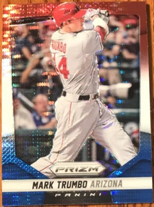 2014 Panini Prizm Prizms Red White & Blue Pulsar Mark Trumbo #52 - Picture 1 of 2