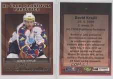 2012-13 OFS Plus ELH Czech Extraliga Exclusive Edition David Krejci #15