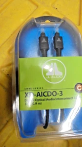 JL Audio XD-AICDO-3 Digital Optical Interconnect 3ft Cable w/Toslink Connectors - Picture 1 of 2