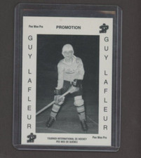 1992 Quebec Pee Wee International Tournament Promo Card #P1 Guy Lafleur   *21899