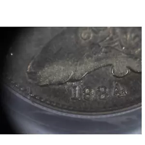 1834 P PCGS Genuine Browning 1 B-1 Capped Bust Quarter - 25c US Coin #49354A - Picture 1 of 3