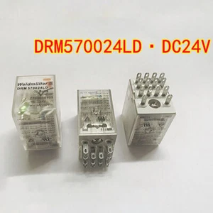 QTY:5 For Weidmüller Relay DRM570024LD 7760056105 DC24V Four Open Four Closed - Zdjęcie 1 z 2
