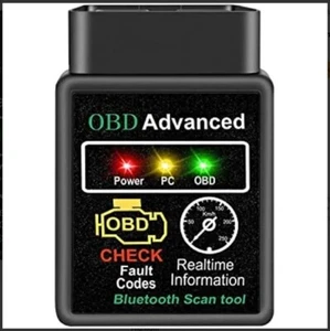 OBD2 Bluetooth Car Scanner Tool - Check Engine Fault Codes + Real-Time Data - Picture 1 of 7