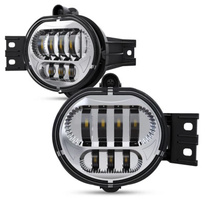 Faros antiniebla LED cromados para Dodge Ram 1500 2002-2008 03-09 Ram 2500 3500 Foto 1 de 4
