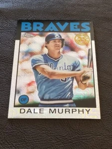 DALE MURPHY 2021 TOPPS CHROME BASEBALL CARD #86C-34 ATLANTA BRAVES - Picture 1 of 2