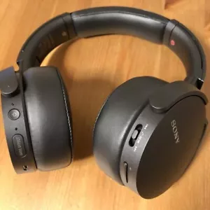 Sony MDR-XB950N1 Inalámbrico Cancelación de Ruido Estéreo Negro Auriculares PROBADOS - Imagen 1 de 4