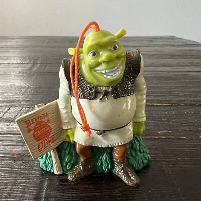 Carls Jr. Adornos/figuras de Navidad Shrek de comida para niños 2004 Foto 1 de 4