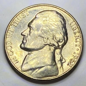 1962 Ddo/ddr Jefferson Nickel - Picture 1 of 15