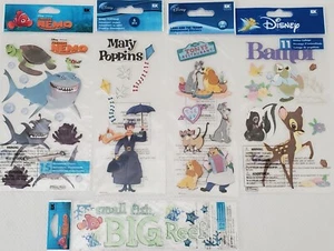 *YOU CHOOSE* EK Success DISNEY CHARACTERS Dimensional Stickers - Picture 1 of 7