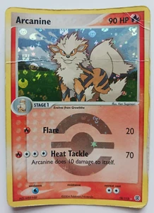Arcanine Pokemon Karte Reverse Holo 18/112 EX Feuerrot & Blattgrün Rare HP - Bild 1 von 2