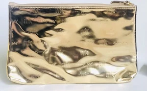 New In Package Mary Kay Gold MK Logo Collection Clutch Bag ~ Fast Ship - Picture 1 of 3