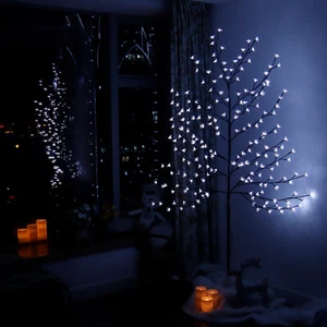 B-WAREN Kirschblüten LED Baum Lichterbaum Leuchtbaum außen innen oder Kaltweiß - Bild 1 von 5