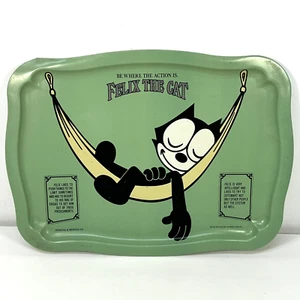 Rare 1992 Félix the Cat Production 43cm x 32cm Plate Plateau Vintage - Collector - Picture 1 of 5