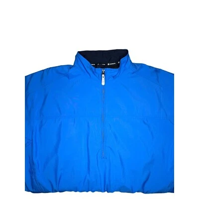 Chaqueta cortavientos impermeable de golf azul clima sunice para hombre manga corta mediana Foto 1 de 4