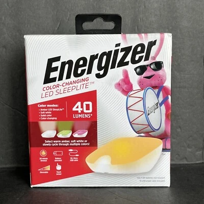 Energizer Color-Changing LED Sleeplite -multiple colors- Battery Operated - Image 1 of 4