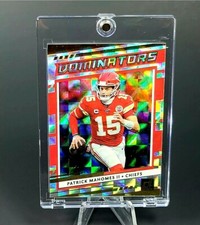 Patrick Mahomes PANINI 2020 DONRUSS HOLO CHIEFS INSERT CARD- MINT - W/CASE
