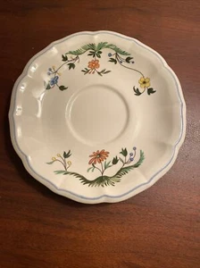 GIEN OISEAUX BIRD DE PARADIS Saucer 5 3/4” - Picture 1 of 3