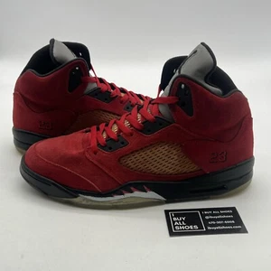 Size 12 - Air Jordan 5 Retro Raging Bull Red Suede (136027-601) - Picture 1 of 8