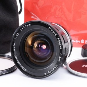 [Near MINT] Nikon NIKKOR-UD Auto 20mm f/3.5 MF Non Ai Wide Angle MF Lens JAPAN