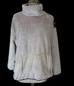 NWT St. Johns Bay Womans Size Petite L Activewear Fleece Pullover SOFT Pockets - Picture 1 of 11