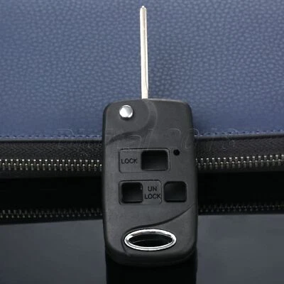 Upgrade Flip Folding Remote Key Fob Case Shell For Lexus IS200 LS400 RX300 GS300 - Image 1 of 4