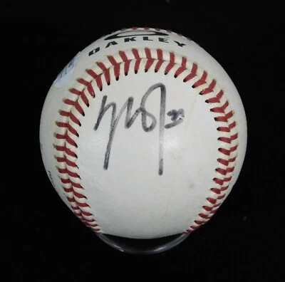 Mike Trout Los Angeles Angels Signed Wilson Oakley Baseball JSA Authenticated - Image 1 of 4