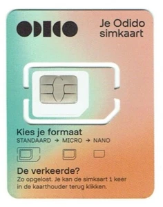 Odido NL 5€ SIM Karte, für SMS, Anrufe, Internet. - Picture 1 of 2