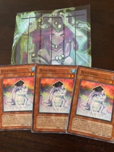 3x Dupe Frog CRMS-EN028 Unlimited Edition Light Play Yugioh - Picture 1 of 1