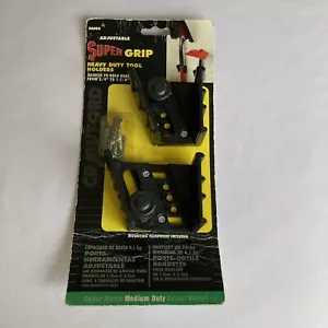 Portaherramientas Crawford Ajustable Super Grip Negro Paquete de 2 NUEVO - Imagen 1 de 6
