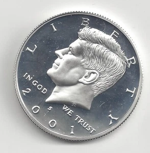 Kennedy Half 2001-S Silver Proof - 90 % plata - Imagen 1 de 2