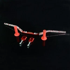 Red Handlebar Handle Fat Bar Clamps Grips For CR80R/85R CRF150R CRF250R - Picture 1 of 12