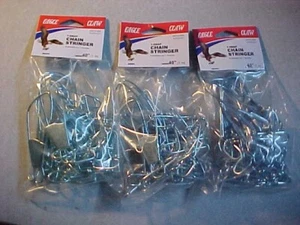 3 NUEVAS Cadena de Garra de Águila StringerS 7 Snap 40 pulgadas WALLEYE BASS CRAPPIE PLANTILLA DE PESCA - Imagen 1 de 4