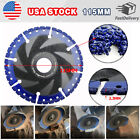 4.5in Diamond Saw Blade Cutting Disc All Purpose For Steel Metal Stone Cast Iron