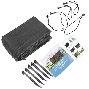 RV Awning 10'-20' Sun Shade Privacy Screen Free Kit W/ Grommets Various Size - Picture 1 of 61
