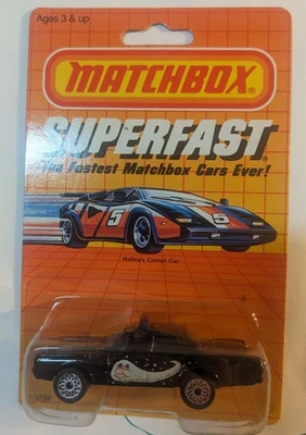 1985 MATCHBOX SUPERFAST MB# BLACK MERCURY HALLEY’S COMET CAR 1/64 - Image 1 of 4