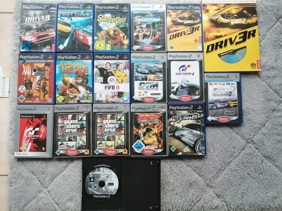 PS2 Playstation 2 Games Sammlung - Zustände akzeptabel bis sehr gut - Bild 1 von 1