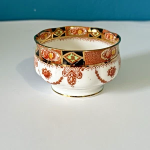 Royal Albert Crown China England Devon Imari grün Zuckerdose 3,25" Vintage - Bild 1 von 7