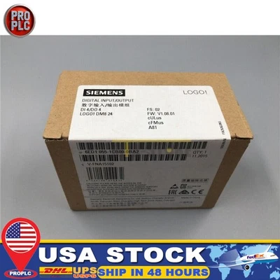 New Siemens 6ED1055-1CB00-0BA2 LOGO! DM8 24 expansion module 6ED1 055-1CB00-0BA2 - Image 1 of 4