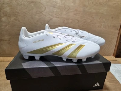 Футбольные бутсы adidas predator club fxg белые/золотистые размер 10,5 мужские - Изображение 1 из 4
