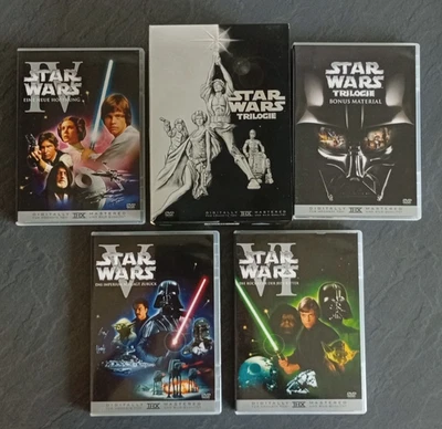 Star Wars - Trilogie ( 4-6 ) 4 DVDs von George Lucas DVD THX Digitally Mastered - Bild 1 von 4