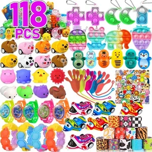 118 Pack Party Favor for 4-8-12, Treasure Box Toys, School Classroom Prizes, ... - Picture 1 of 7