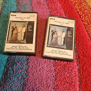 ABBA - THE BEST OF ABBA - RCA X2 RARE TAPES AUSTRLIA & NEW ZEALAND SEE LISTING - Picture 1 of 5
