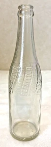 Vintage 1947 Pepsi-Cola-🇺🇸-12 oz-Clear “Embossed Neck” Glass Soda-Pop Bottle - Picture 1 of 6