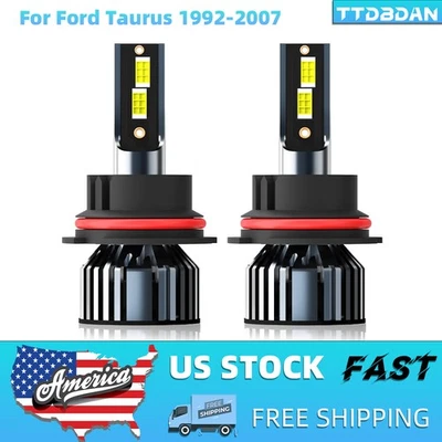 Kit de 2 bombillas LED haz alto/bajo 6000 k para Ford Taurus 1992-2007 9007 Foto 1 de 4