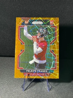 2021 Panini Prizm Rookie Feleipe Franks #398 Lazer Prizm (RC) Parallel Falcons  - Image 1 of 2