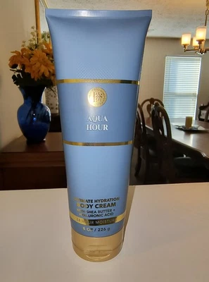 Новый увлажняющий крем для тела Bath & Body Works Aqua Hour Ultimate 8 унций - Изображение 1 из 4