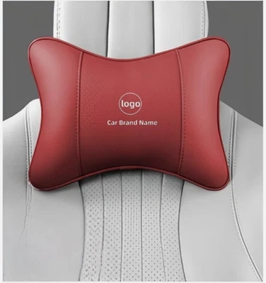 2pcs Universal Car Neck Pillow Breathe Cushion Headrest Pillow Leather For Ford - Изображение 1 из 4