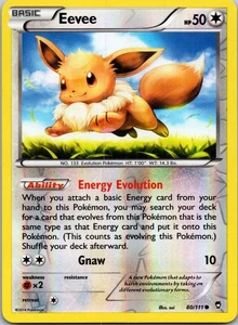 Eevee 80/111 XY - Furious Fists NM Reverse Holo Pokemon TCG - Bild 1 von 2