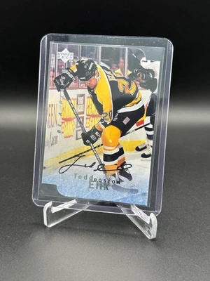 1995-96 Upper Deck - Todd Elik - Be a Player Die-Cut Auto #S89 - Image 1 of 2