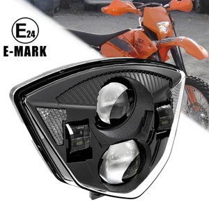 For KTM 125 200 250 300 400 450 525 EXC EXCF 2005-2007 LED Headlights with DRL - Picture 1 of 17